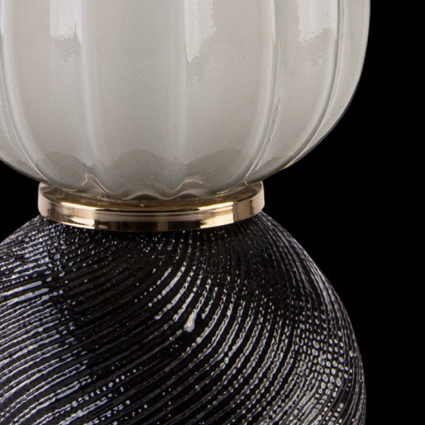 Porcelain & Glass Table Lamp | Villari Ares