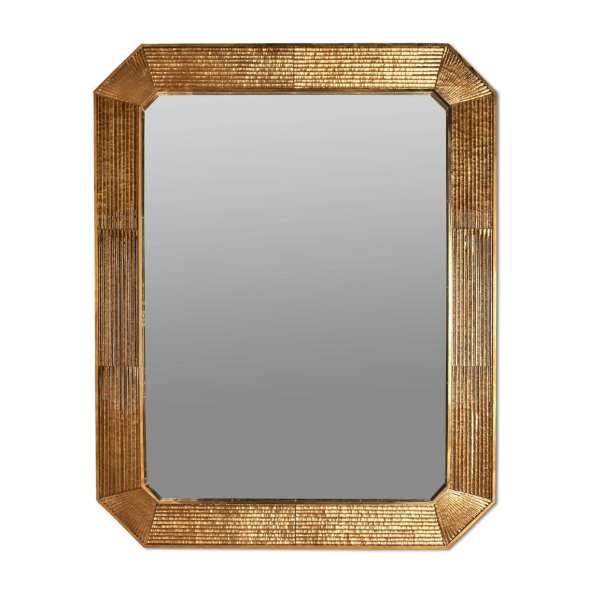 Gold Framed Mirror | Villari Boston
