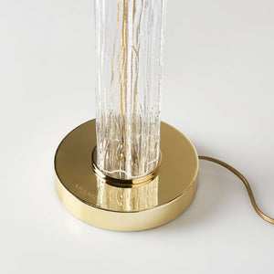 Cylindrical Glass Table Lamp | Villari Drum