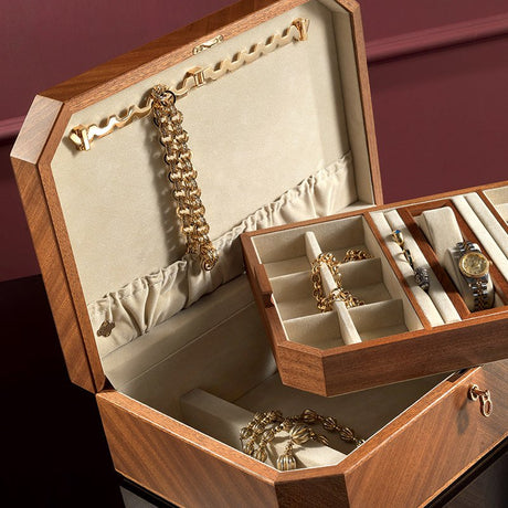 Ultrasuede Lined Jewelry Box | Agresti Il Bauletto