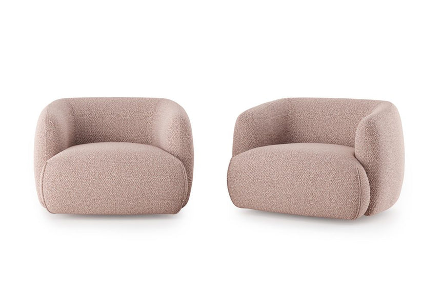 Upholstered Barrel Armchair | Marac Aland Poltrona