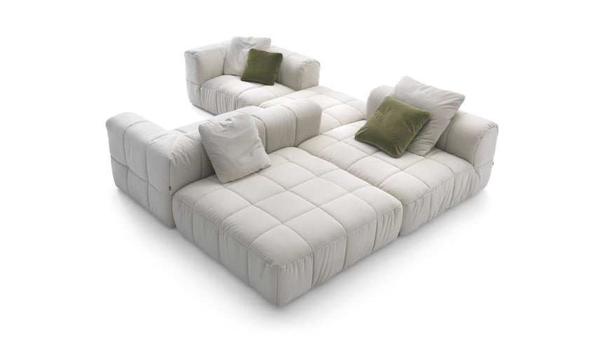 Channeled Modular Sofa with Ottoman | Arflex Strips