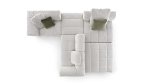 Channeled Modular Sofa with Ottoman | Arflex Strips