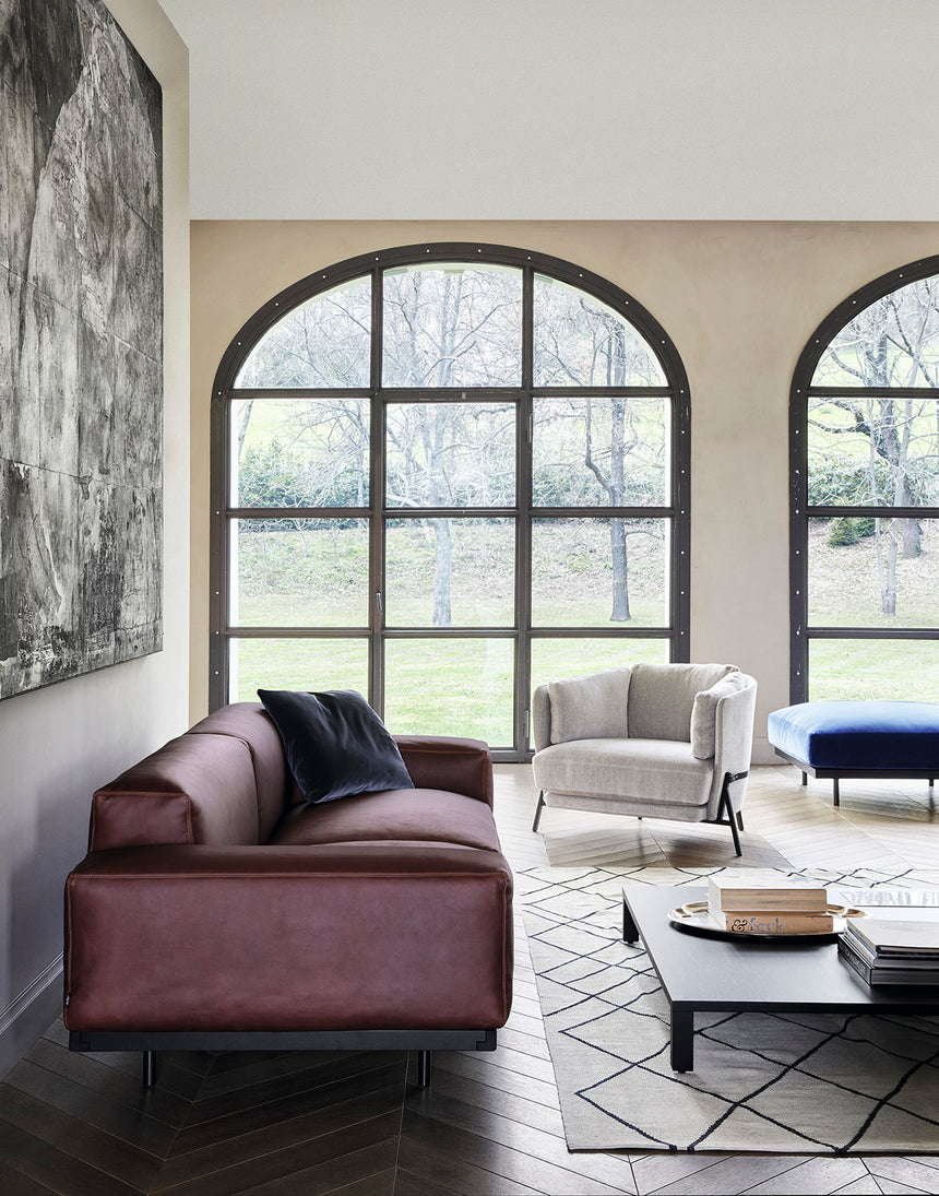 Curved Lounge Armchair | Arflex Cradle