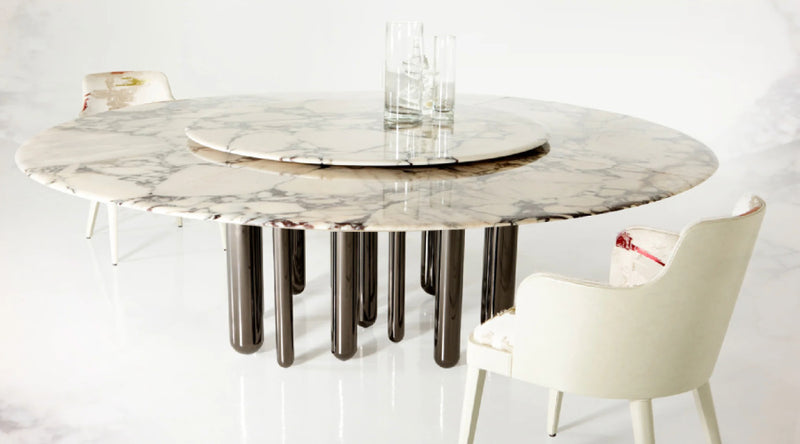 casa casati dining table - round - italian dining furniture - italianfurniture.com