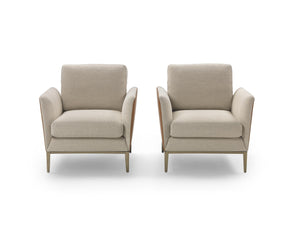 Flared Arm Lounge Chair | Marelli Ritz