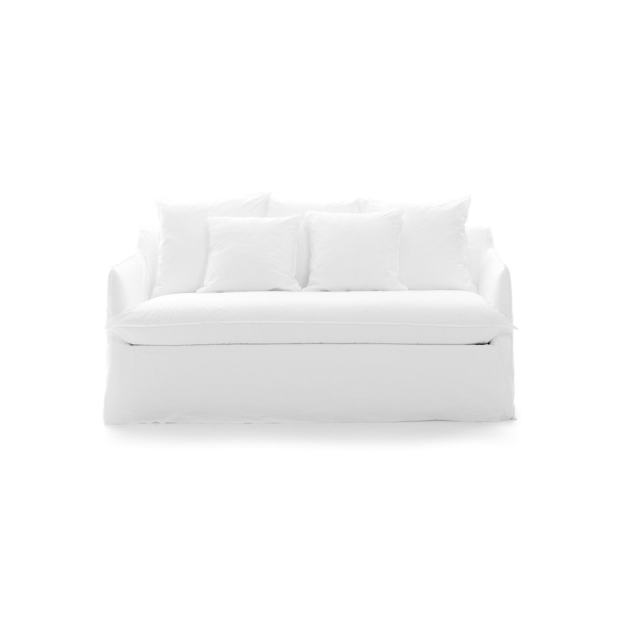 Natural White Lino Sofa Bed | Gervasoni Ghost | Italian