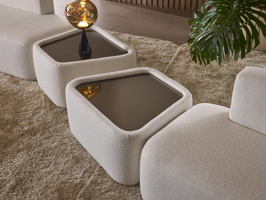 Modern Upholstered Ottoman | Marelli Atacama