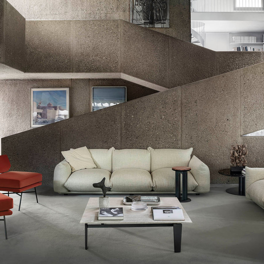 Plush Pillow-Style Sofa | Arflex Marenco