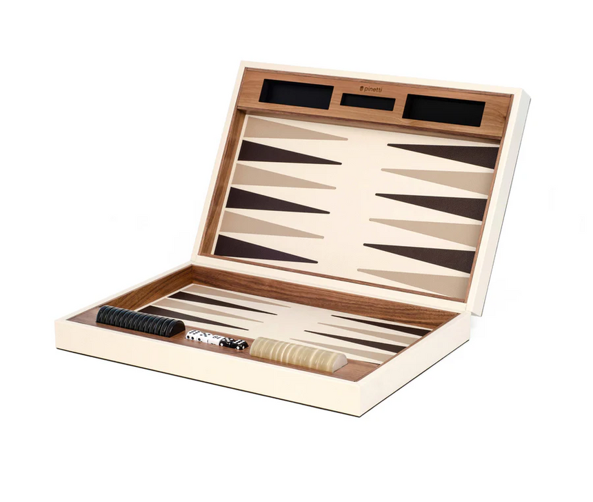 Walnut Wood Backgammon Set | Pinetti