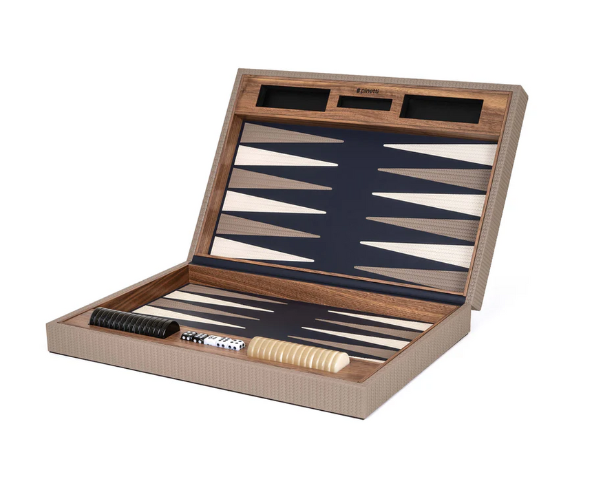 Walnut Wood Backgammon Set | Pinetti