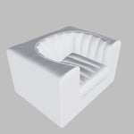 Modern Channeled Armchair | Arflex 9000