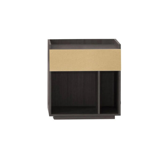 Open Compartment Oak Nightstand | Lema Tip