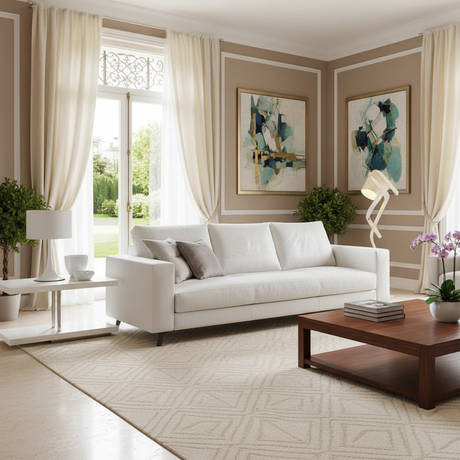 Angled Leg 3-Seater Sofa | Dema Newport